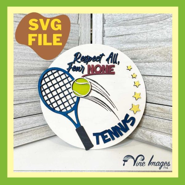 DIY Kit | SVG Digital File | Tennis