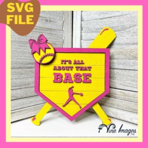 softball svg file