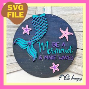 Mermaid SVG File