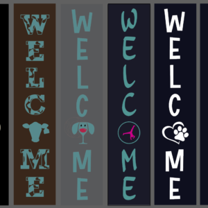 Welcome Sign - Porch Leaner Letter Kit
